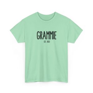 Grammie Est. 2023 Heavy Cotton Tee Shirt